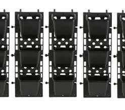 CGASPL Indoor & Outdoor Vertical Garden Planters Bio Wall Hanging (5 Frames + 15 Pots ) With Self Drill Screws Vertical Garden Pots