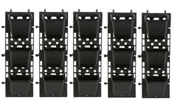 CGASPL Indoor & Outdoor Vertical Garden Planters Bio Wall Hanging (5 Frames + 15 Pots ) With Self Drill Screws Vertical Garden Pots 3 CGASPL Indoor & Outdoor Vertical Garden Planters Bio Wall Hanging (5 Frames + 15 Pots ) With Self Drill Screws Vertical Garden Pots