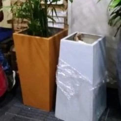 CGASPL Pot-Planters Lantana  Square Fiber Planter