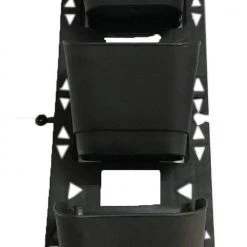 CGASPL Pot-Planters Vertical Wall Garden Model Vertigrow, Black (1 Frame + 3 Pots)