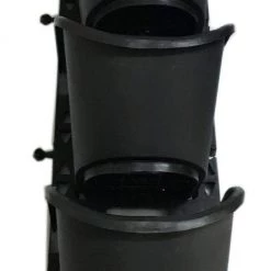 CGASPL Vertical Wall Garden Model Vertimax, Black (1 Frame + 3 Pots)