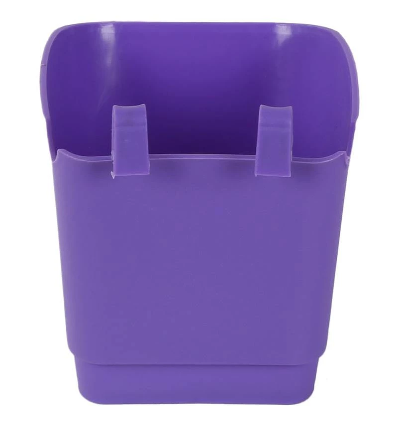 CGASPL Pot-Planters Violet Vertical Hook Pot 5 CGASPL Pot-Planters Violet Vertical Hook Pot
