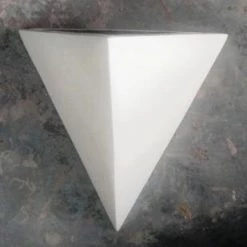 CGASPL Pot-Planters WALL MOUNT PYRAMID Fiber Planter