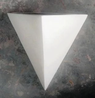 CGASPL Pot-Planters WALL MOUNT PYRAMID Fiber Planter 3 CGASPL Pot-Planters WALL MOUNT PYRAMID Fiber Planter