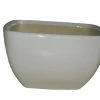 CGASPL Large Ceramic Pot White (Pack Of 3) Pot-Planters