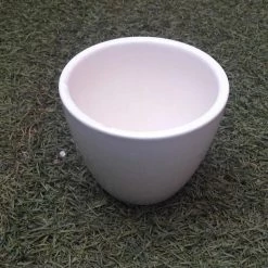 CGASPL Mini Ceramic Pot White (Pack Of 6)